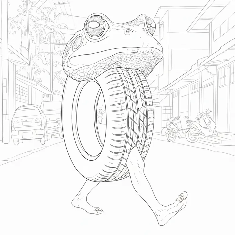 Boneca Ambalabu 색칠 페이지