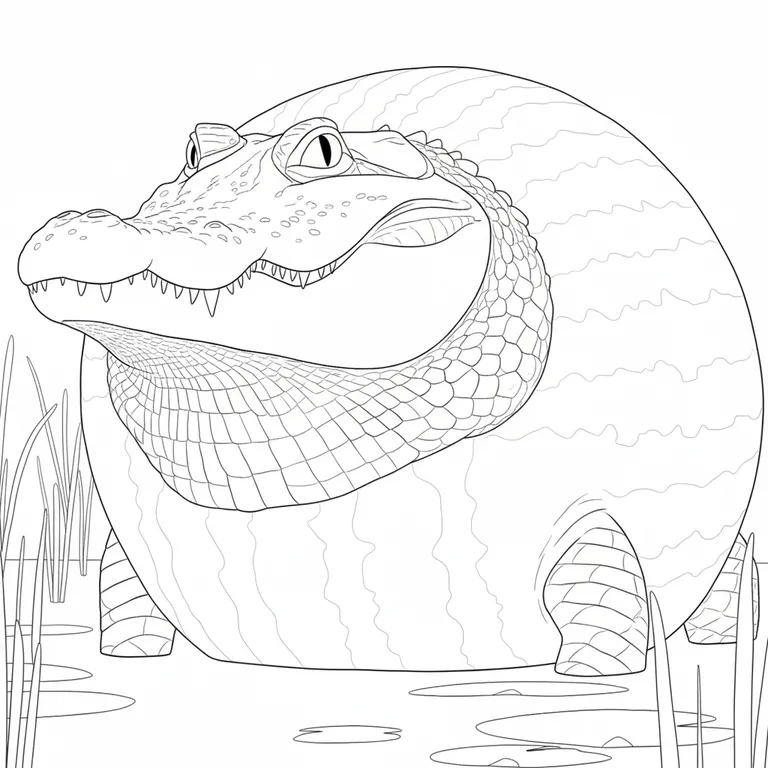 Glorbo Fruttodrillo 색칠 페이지